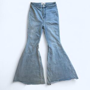 Free People Light Blue Extra Flare Jeans